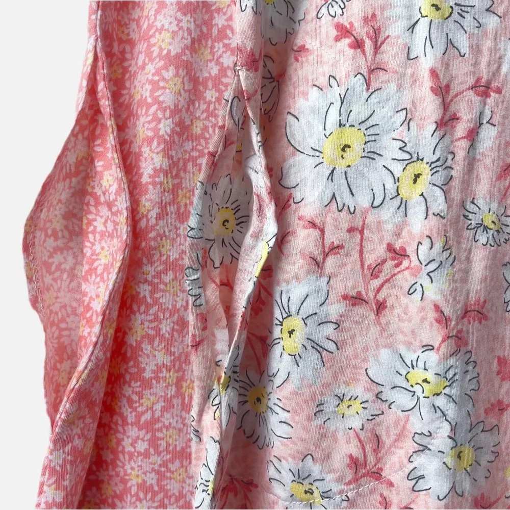 NEW! Carole Hochman Meadow Floral 100% Cotton 2-Pack Sleepshirts Large (Orange) - Picture 5 of 15